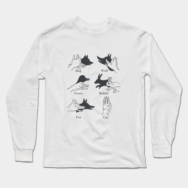 shadow puppets Long Sleeve T-Shirt by claudiamaestriny